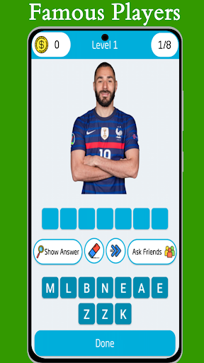 Android application Football Quiz: Guess the Name screenshort