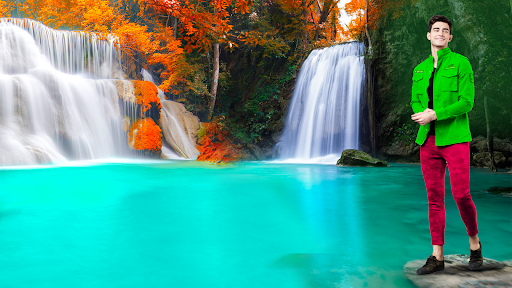 Android application Waterfall photo frames editor screenshort