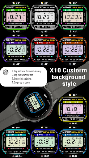 N-SPORT408 Classic Dial Face screenshot 4