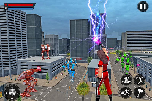 Police Robot Hammer Hero: Crime City Survival 1.5 screenshots 16