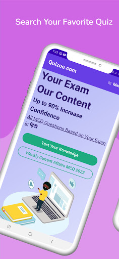 Android application Quizoe : GK Quiz & Quiz Games screenshort