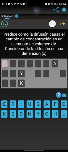 Android application CapQuizz Farmacología aplicada screenshort