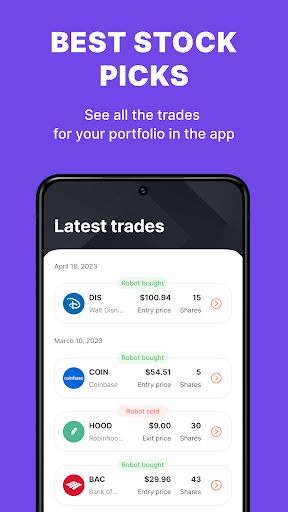 Android application Stokhold: AI investing copilot screenshort
