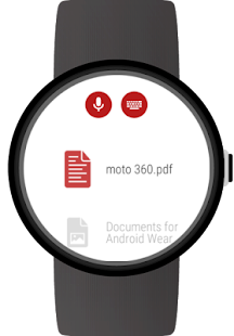 Documents for Wear OS (Android Screenshot