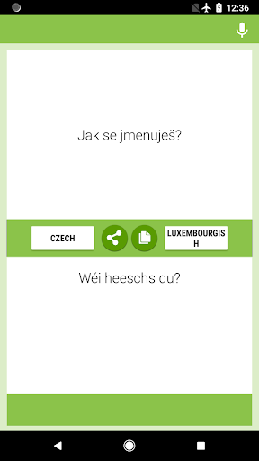 Android application Tschechesch-Lëtzebuergesch Iww screenshort