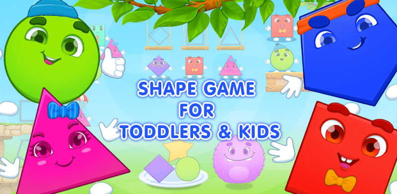 Learning shapes: toddler games
