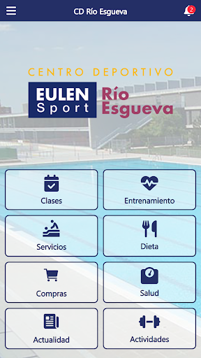 Android application Centro Deportivo Río Esgueva screenshort