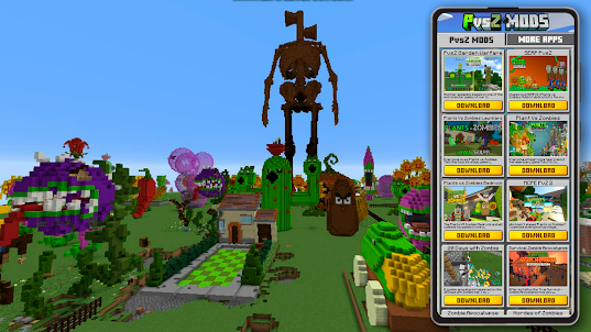 Plants and Zombies Mods MCPE