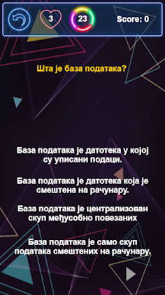 Квиз знања - Базе Програмирање - Screenshot 3