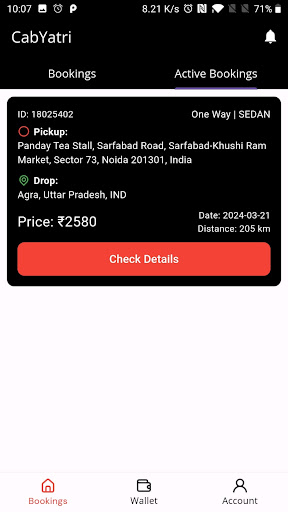 CabYatri Partner Screen 3