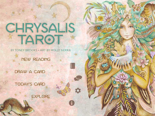 Screenshot of Chrysalis Tarot