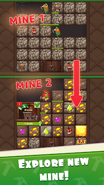 #2. Gnome Diggers: Idle Miner Game (Android) By: Roy Joy LLC