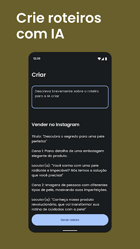 Teleprompter para vídeo com IA Screen 2