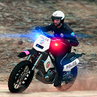 Real Police moto bike Chase