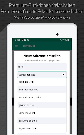 Temp Mail - Temporäre E-Mail