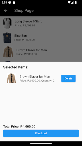 BG Global Solutions Demo Screen 3