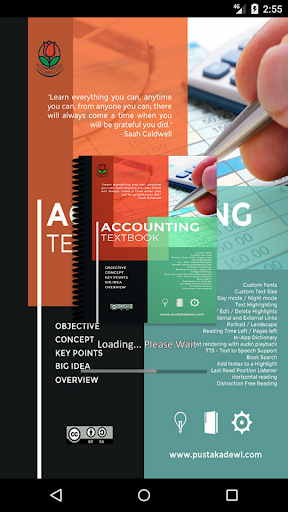 Android application Accounting Textbook screenshort