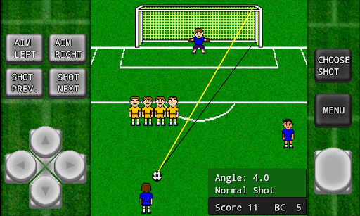 Android application Gachinko Football: Free Kick screenshort
