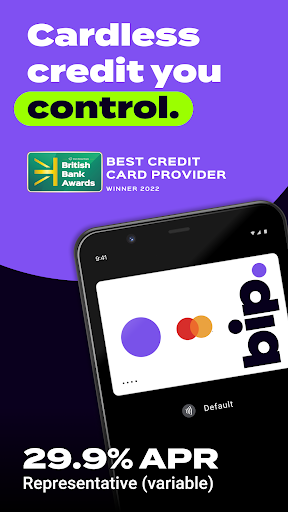 Android application Bip: Cardless credit screenshort
