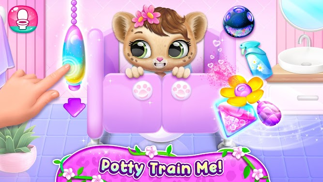 #4. Amy Care - My Leopard Baby (Android) By: TutoTOONS