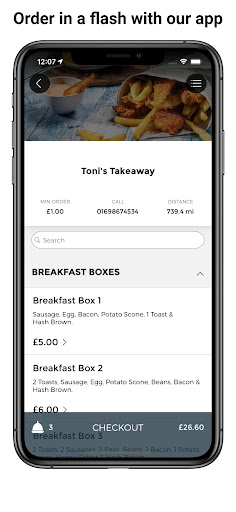 Tonis Takeaway Screen 2