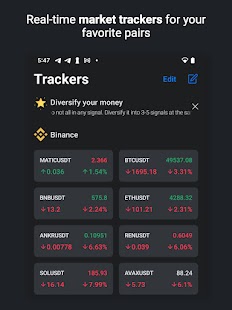 Crypto Trading App by Zyncas Tangkapan layar