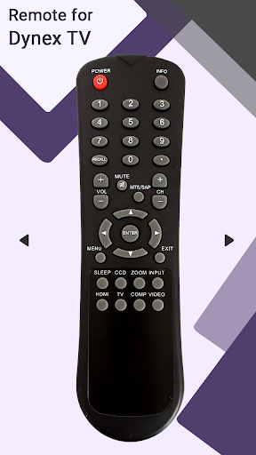 Remote for Dynex TV Screen 3