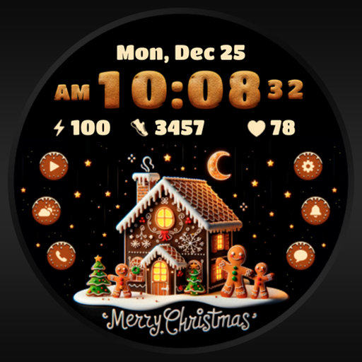 AZ275 Christmas Ginger Cookie logo