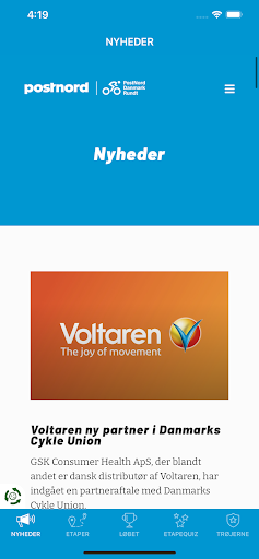 PostNord Danmark Rundt Screen 2