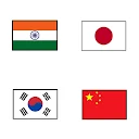 Guess Asian Countries By Flag 