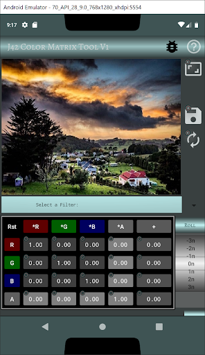 Android application J42 - Color Matrix Tool screenshort