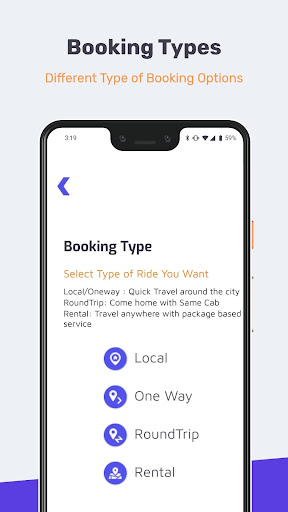 MP CAB - Your Travel Partner Screen 2