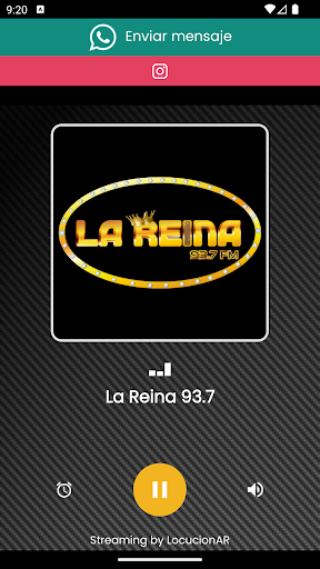 Android application La Reina 93.7 screenshort