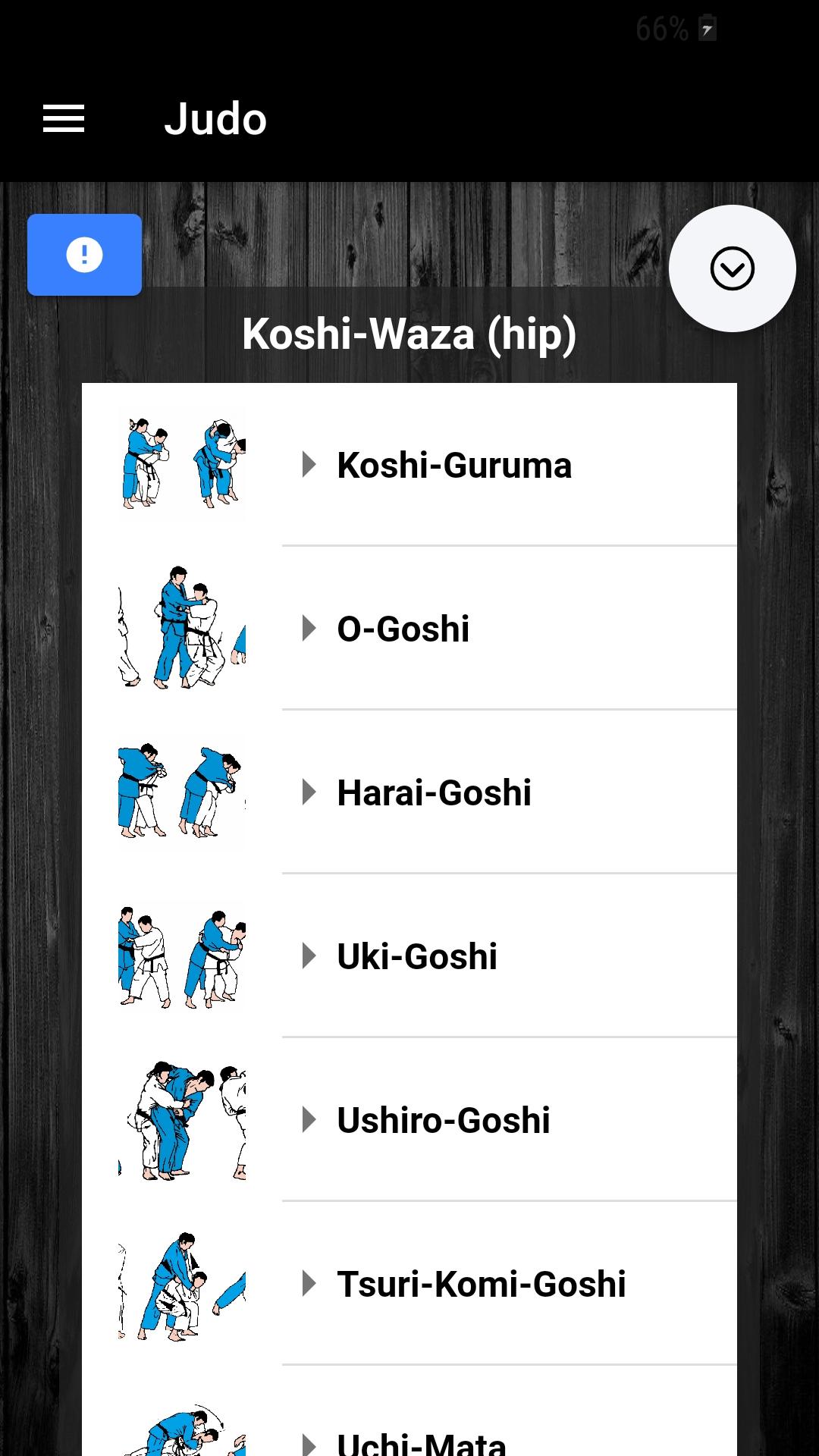 Android application Jujitsu screenshort
