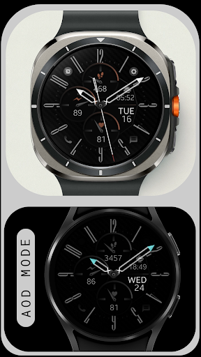 Carbon v6 analog watch face screenshot 5