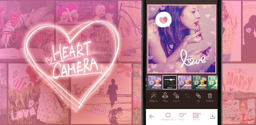 For heart stickers, My Heart Camera cover