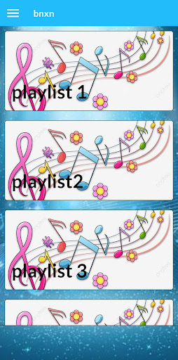Android application bnxn's Songs screenshort