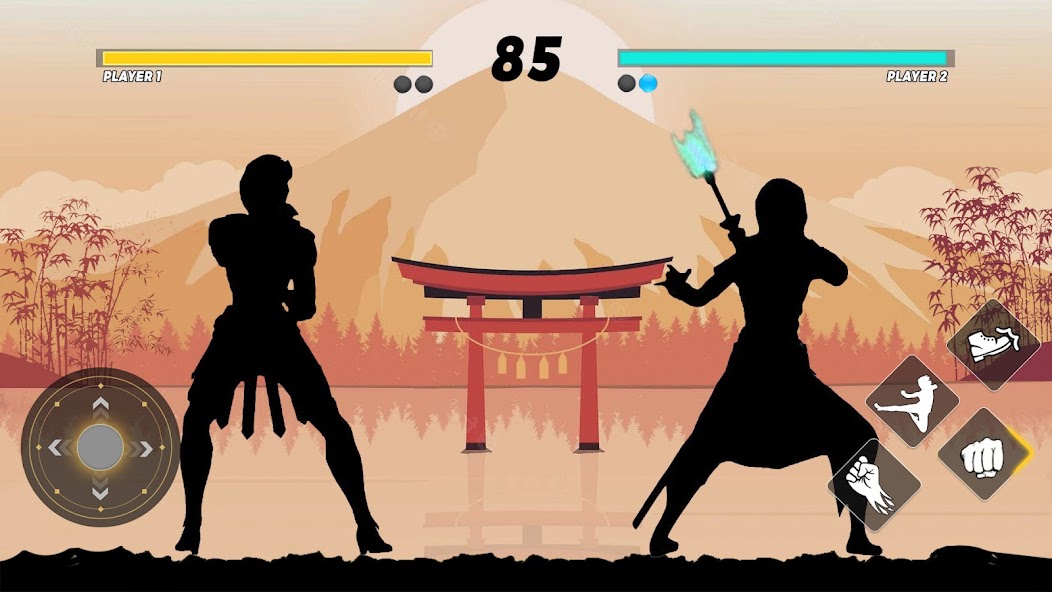 Sword Shadow Fighting Game 3D MOD APK screenshot