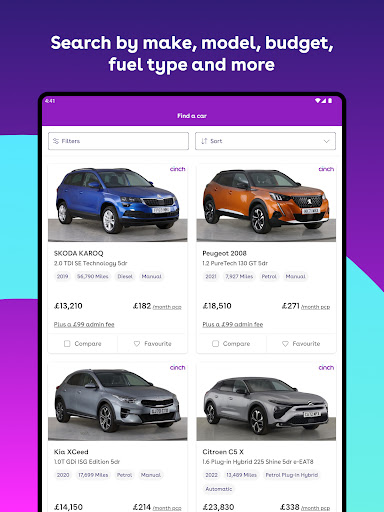 cinch - Cars without the faff screenshot