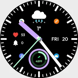 AWD Simple Weather Gif - Screenshot Image