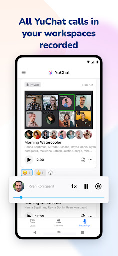 YuChat Business Communication Screen 2