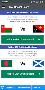 World T20 Live Score 2021 - Match Scorecard 2021 15.1 APK screenshots 5