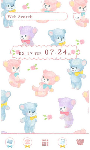 Android application Cute wallpaper-Teddy Bears- screenshort