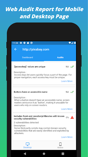 WebSpeed  Pagespeed Insights