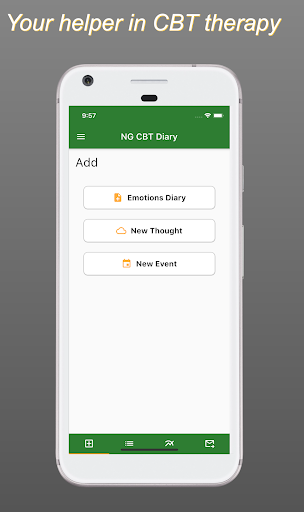 Android application CBT Diary App screenshort