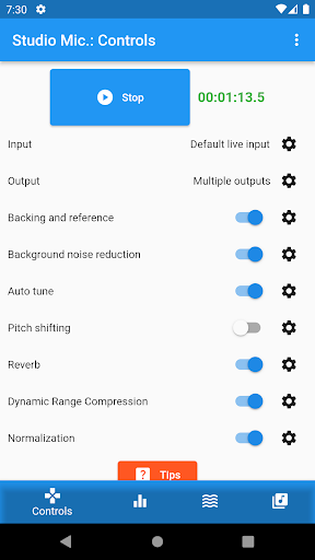 تطبيق Studio Microphone/Recorder برو4