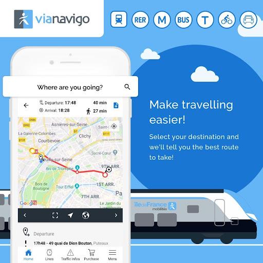 Vianavigo - Transport in Île-de-France  screenshots 1