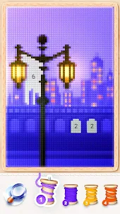 Ponto cruz mágico: Pixel art