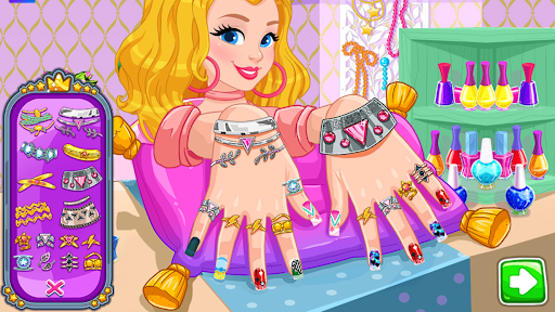 Android application اظافر للبنات - العاب بنات 2024 screenshort