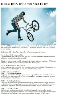 How to Do BMX Tricks